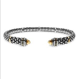 Caviar Cuff Bangle Bracelet